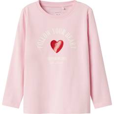 Skjorter på tilbud Name It Bluser T-Shirts - Lyserød