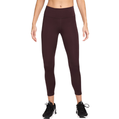 Rød - Træningstøj Leggings Nike Fast Mid-Rise 7/8 Leggings Damer - Brun