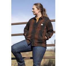 Carhartt Women Shirts Carhartt Tencel Fiber Series Loose Fit Twill Long Sleeve Flannel Shirt - Black