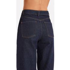 Enbree Jeans Dam Straight Stl - Dark Blue Rinse