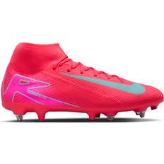 Pink Football Shoes Nike Mercurial Superfly 10 Academy SG Anti-Clog Football Shoes - Rose