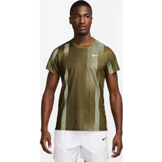 Grøn - Tennis Overdele Nike Court Victory Dri-FIT T-shirt - Olive Flak/White