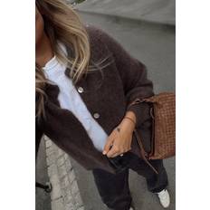 Brun Trøjer Noella Kae Knit Cardigan - Chocolate