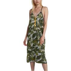 Dam - Kamouflage Klänningar Nike Lifestyle Series Camouflage V-Neck Cami Dress - Green