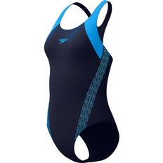 Blå - Træningstøj Badedragter Speedo Hyperboom Splice Racerback Badedragt Damer - Blå