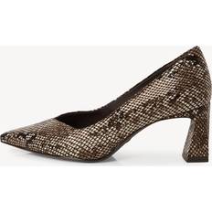 Plateau Højhælede sko Tamaris Pumps - Beige/Brun/Sort