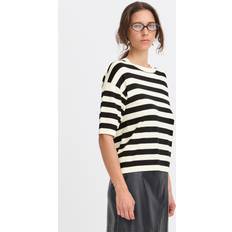 Gula - Stickade tröjor B.Young Bymmorla Pullover - Black