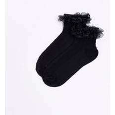 River Island Socks River Island Womens Black Frill Ankle Socks