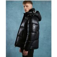 River Island Oversized Fit Puffer Coat - Black