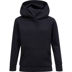 Peak Performance Svarta Barnkläder Peak Performance Original Small Logo JR Huvtröja - Black
