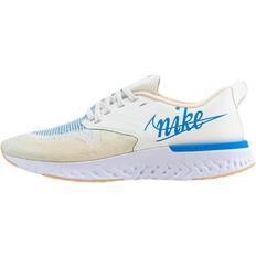 Nike Odyssey React 2 Flyknit Running Shoes - Blue/Beige