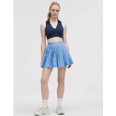 Lululemon Kjolar Lululemon Plissierter Tennisrock Mit Hohem Bund Lang Frauen - Größe 6