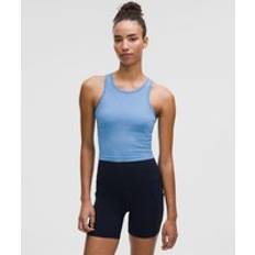 Yoga Linnen Lululemon Ebb to Street Crop Tanktop Racerback Leichter Halt - Pool Party