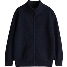 Zipper Cardigans Children's Clothing H&M Zip Through Cardigan - Navy Blue (1164562008)