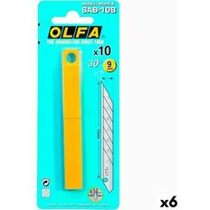Snap-off Knives Olfa 9mm Cutter Blades 10 Pieces Pack 6 Snap-off Blade Knife