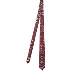 Paisley Ties Sandro Silk Paisley Tie - Bordeaux