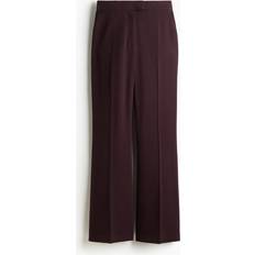 H&M Bootcut Bukser Dame - Vinrød