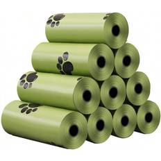 Shein Extra Thick Dog Waste Bags Leak Proof And Debri Free 15pcs Green