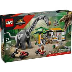 Dinosaurier Byggleksaker LEGO Spårningsuppdrag Med Raptor Och Titanosaurus