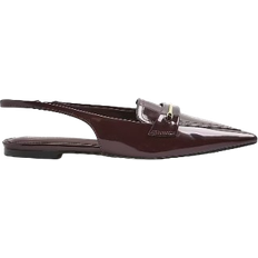 Sandals River Island Pointed Slingback Loafers - Red