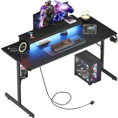Bestier Gaming Desk 131.6 cm with Power Outlets
