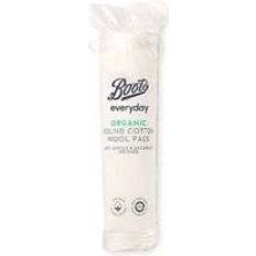 Boots Everyday Organic Cosmetic Round Cotton Wool Pads 100-pack