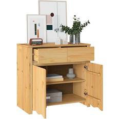 Mahogni Skab vidaXL Sideboard Drammen Brun 79 x 43 x 75.5 cm Skænk