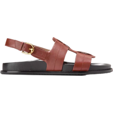 Cole Haan Marlee Fisherman Footbed - Dark Cuoio
