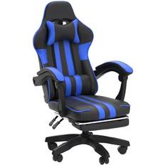 Gaming Chair Office Chair Desk Chair Swivel Heavy Duty Chair Ergonomic Design with Cushion and Reclining Back Support 