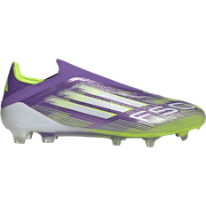 Adidas F50 Shoes adidas F50 Elite Laceless Firm Ground - Purple Rush/Cloud White/Lucid Lemon
