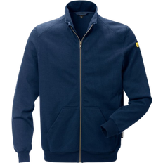 Fristads 4080 ESD XSM Sweatshirt Jacket - Navy