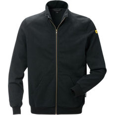 Fristads 4080 ESD XSM Sweatshirt Jacket - Black