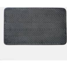 OHS Chevron Embossed Plush Foam Bath Mat