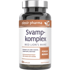 Vitaminer & Kosttillskott Elexir Pharma Elexir Svamp Komplex Lion’s mane 60 st