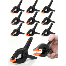 Shein 3Inches Large Heavy Duty Clamps, Woodworking Tools, Handheld Clips For Home Use, Spring Clamp, Powerful Clip For Fixing, Tools For Men Clamp