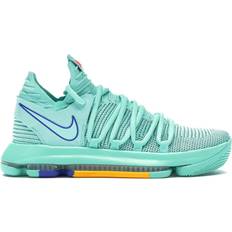 Nike Turquoise Basketball Shoes Nike KD 10in Hyper - Turquoise/Racer Blue