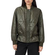 AllSaints Women Outerwear AllSaints Alii Quilted Bomber Jacket - Forest Green
