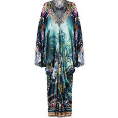 Nylon Swimsuit Cover-Ups & Sarong Wraps Camilla Basked in Baroque T-Shape Long Kaftan