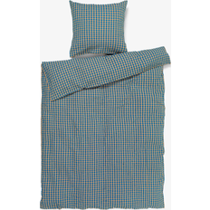 Juna Bæk & Bølge Duvet Cover Blue, Yellow (200x140cm)