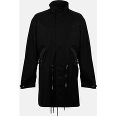 Off-White Coats Off-White Mens Arrow Parka Jacket Coat Long Sleeve - Black