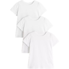 Tu T-shirts Tu Crew Neck T-Shirts 3-pack - White (128774603)