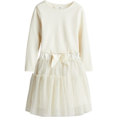 H&M Girls Other Sets H&M Top & Skirt Set 2-piece - White (1235021003)