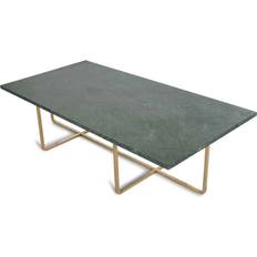 OX Denmarq Ninety 30 Green/Brass Coffee Table 60x120cm