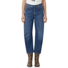 Caprile Cropped Straight Leg Jeans - Navy