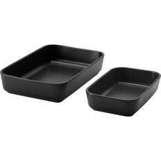 Säker för mikrovågsugn Ugnsformar IKEA Ugns Serveringsform Set om 2 Mörkgrå Ugnsform 2st