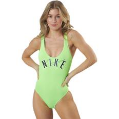 Gröna - Träningsplagg Baddräkter Nike U-Back One Piece Badkläder Simning - Green