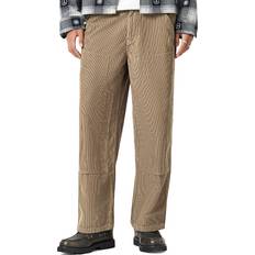 AllSaints Trousers AllSaints Dunstan Loose Corduroy Workwear Trousers - Gull Brown