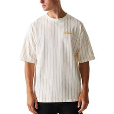 New Era Shirts New Era Oversized Shirt - Pinstripe Off White