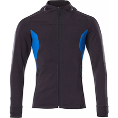 Mascot 18584-962 Accelerate Hoodie with Zipper - Dark Navy/Azure Blue