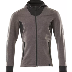 Mascot 18584-962 Accelerate Hoodie with Zipper - Dark Anthracite/Black